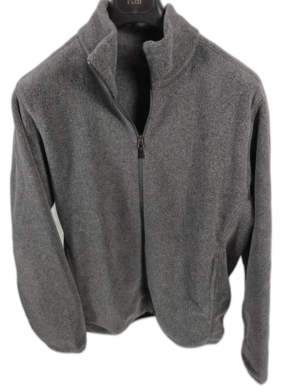 Men’s Uniqlo Full Zip Fleece Jacket Gray XL